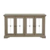 Vermillion - Server With Mirrored Door - Taupe