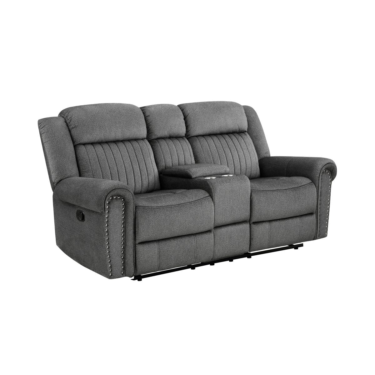 Brennen - Double Reclining Loveseat With Center Console