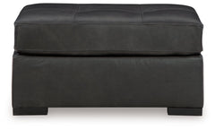Brindley Pier - Oversized Accent Ottoman - Fog
