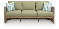 Serena Shores - Sofa With Cushion - Beige / Green
