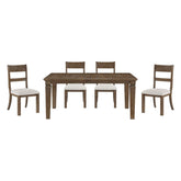 Quinn - 5 Piece Set (Table & 4 Side Chairs) - Dark Brown
