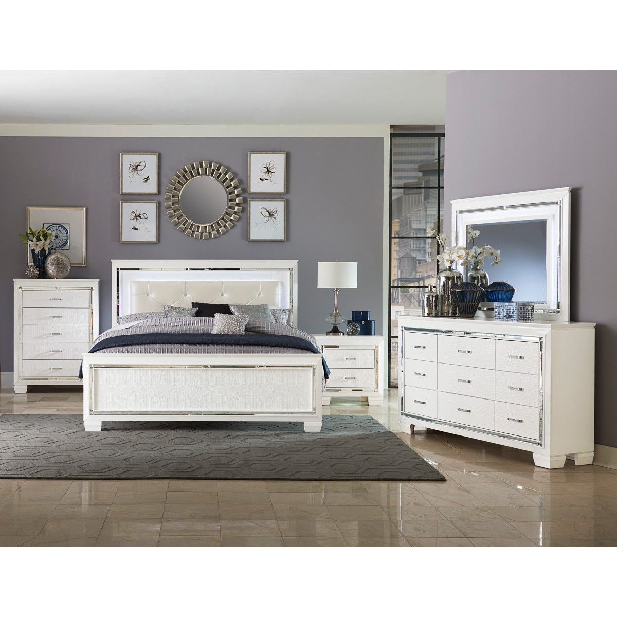 Allura - Bed, LED Lighting