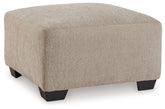 Brogan Bay - Oversized Accent Ottoman - Cork