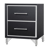 Ava - 2 Drawer Nightstand - Ebony