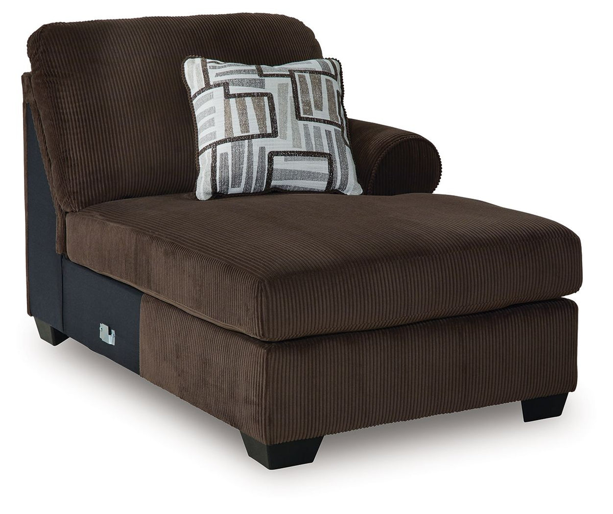 Kimlee - Sectional And Ottoman Set