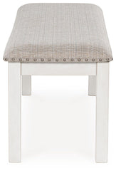 Robbinsdale - Large Upholstered Dining Room Bench - Antique White
