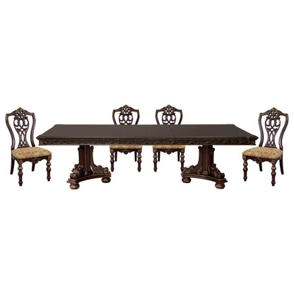 Catalonia - 5 Piece Dining Room Set (Table & 4 Side Chairs) - Cherry