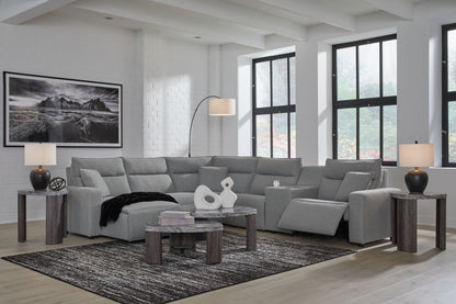 Modmax II - Reclining Sectional - Salt And Pepper