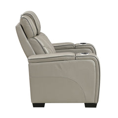 Apex - Power Reclining Chair With Power Headrest, Storage Arms With Cup Holders, Air Massage And Heat, LED Lighting And Charging Ports