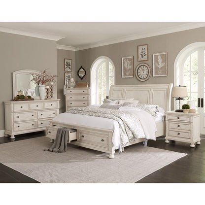 Bethel - Platform Bed With Footboard Storage