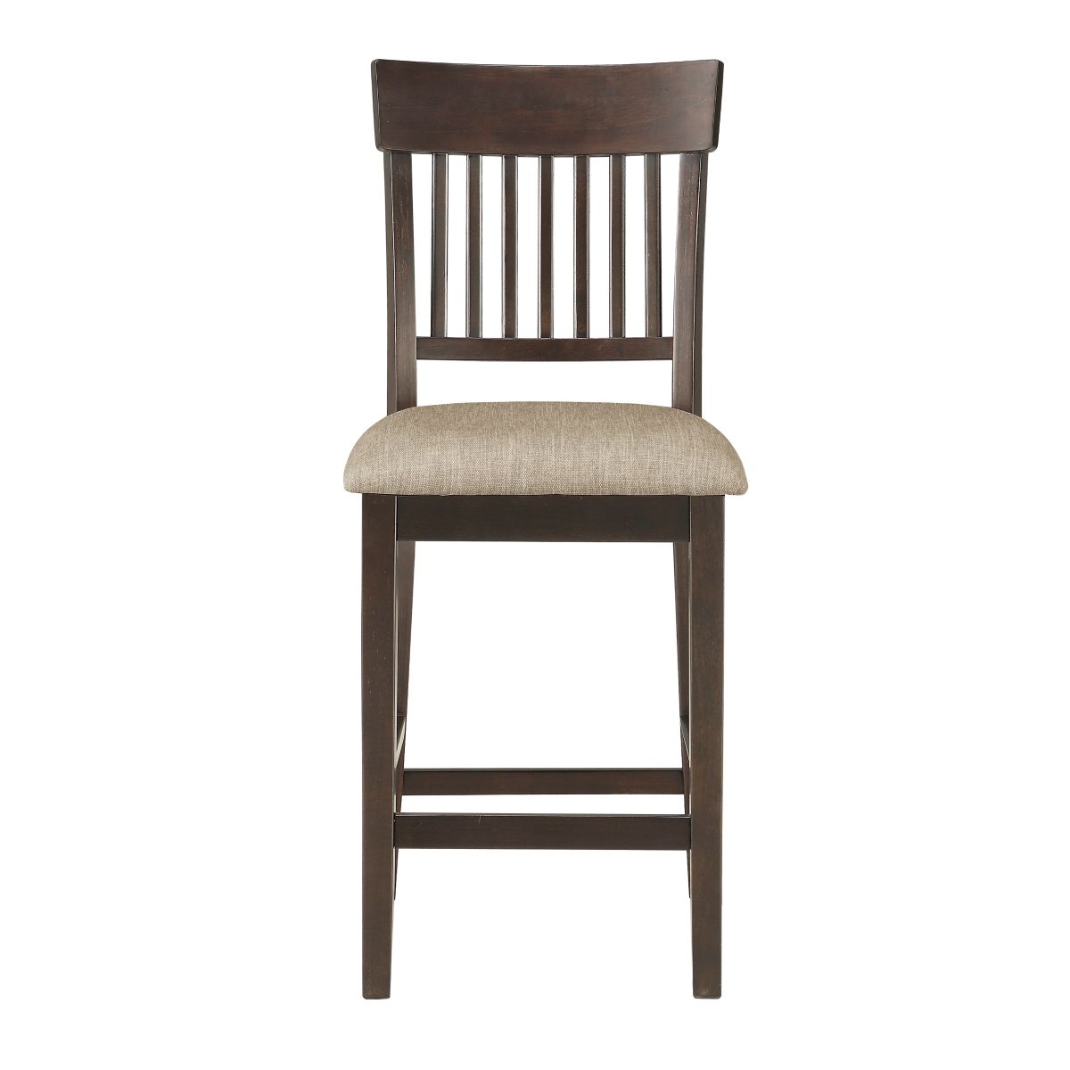Balin - Counter Height Chair With Slat Back (Set of 2) - Brown