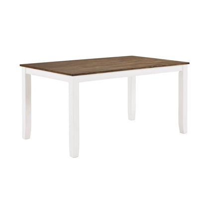 Dobson - 7 Piece Dinette Set - White / Cherry