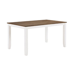 Dobson - 7 Piece Dinette Set - White / Cherry