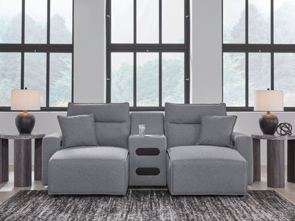Modmax II - Reclining Sectional - Salt And Pepper