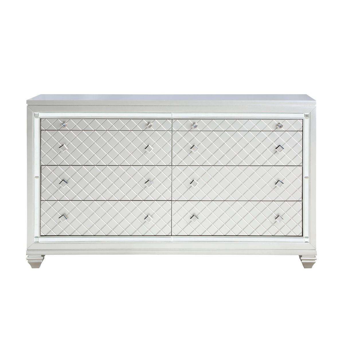 Leesa - Dresser - Silver