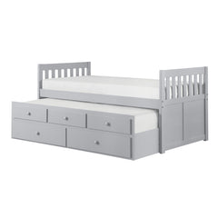 Orion - Twin / Twin Trundle Bed - Gray