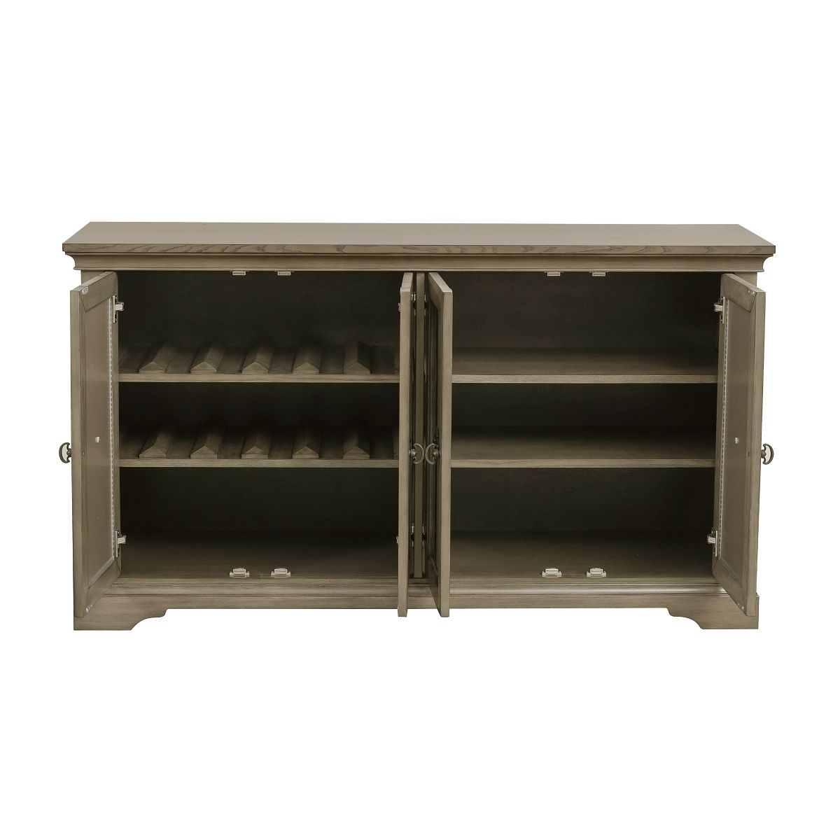 Vermillion - Server With Mirrored Door - Taupe