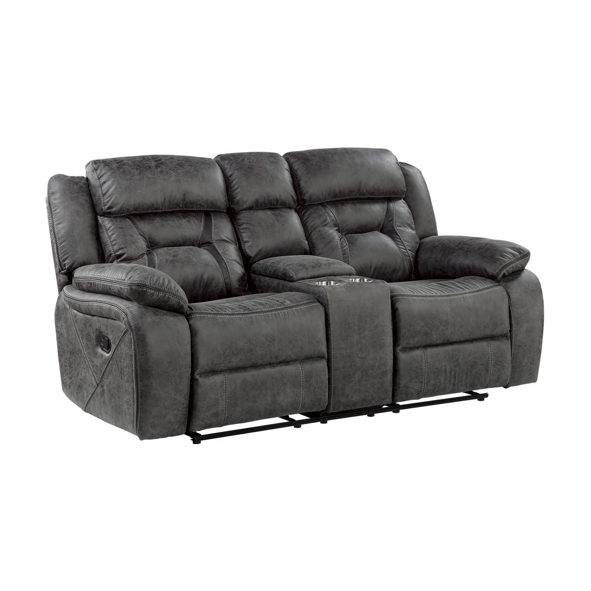 Madrona Hill - Double Reclining Loveseat With Center Console