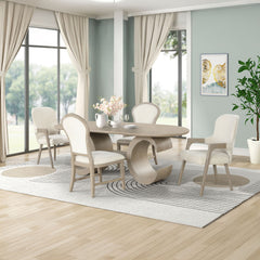 Gwendolyn - Oval Dining Table Set