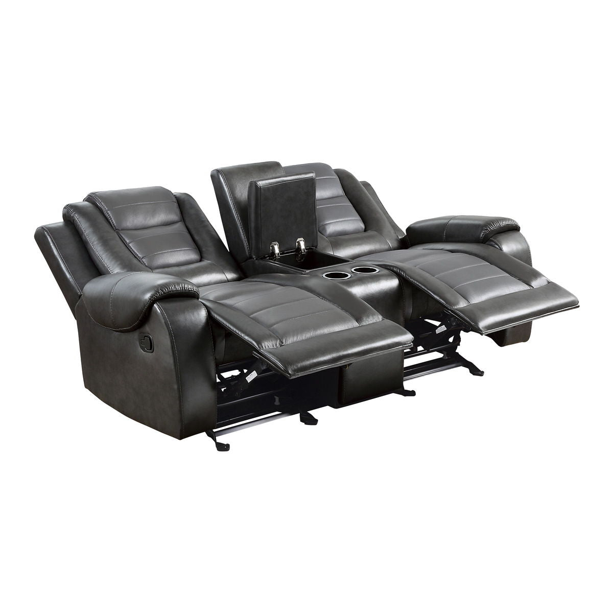 Briscoe - Double Glider Reclining Loveseat With Center Console