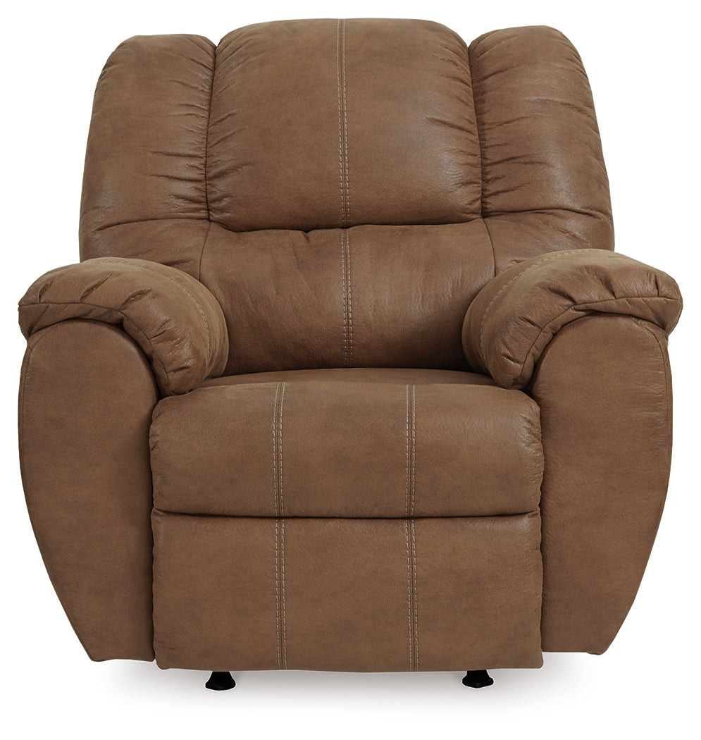 Furniture City Laplace - Ashley Furniture - McGannLiving Room - Rocker Recliner / Walnut - 1030125