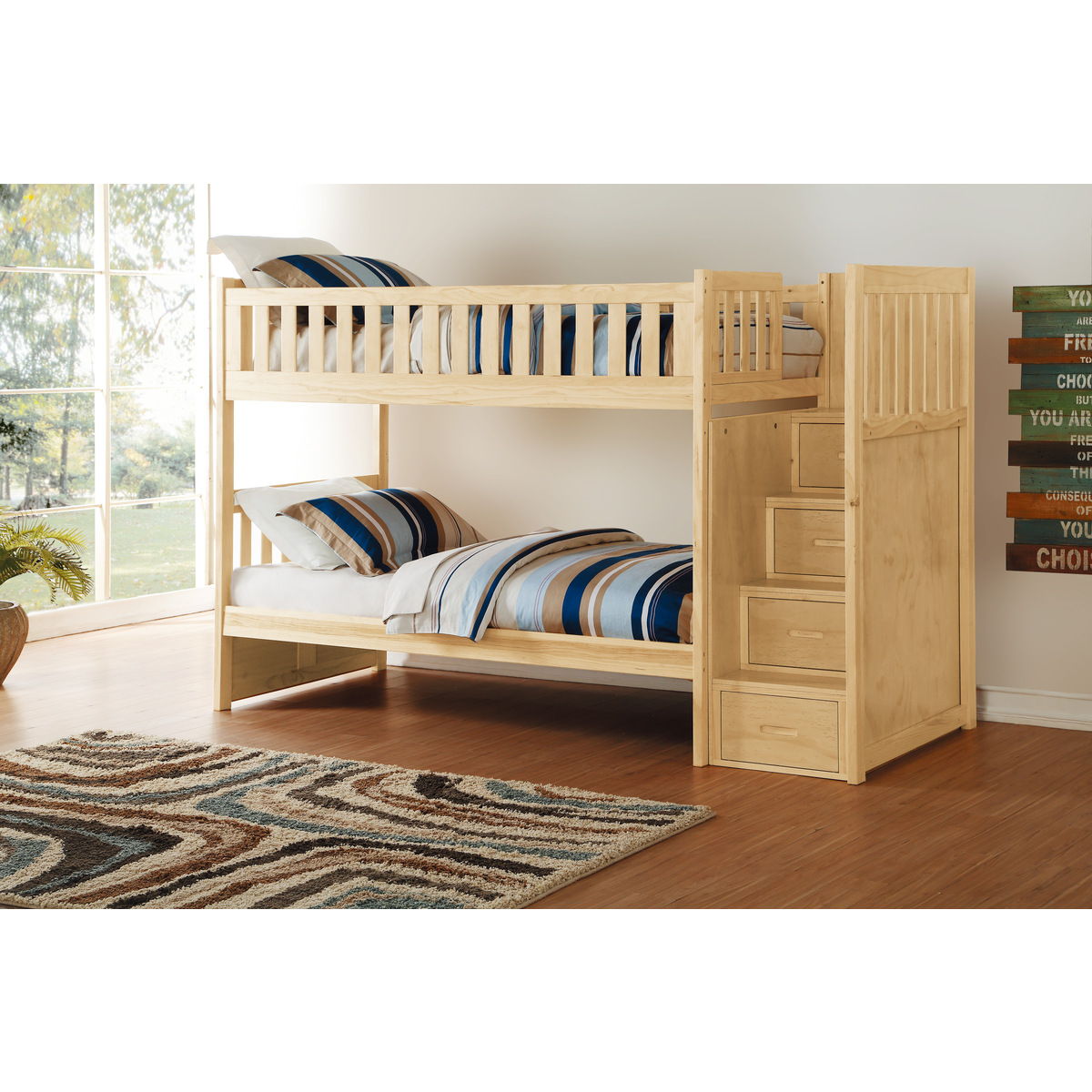 Bartly - Step Bunk Bed