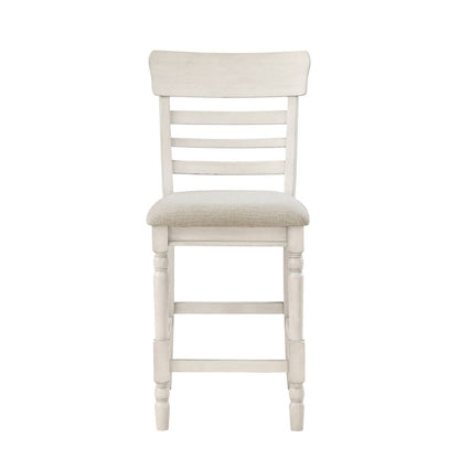 Alburgh - Counter Height Chair (Set of 2) - Light Gray