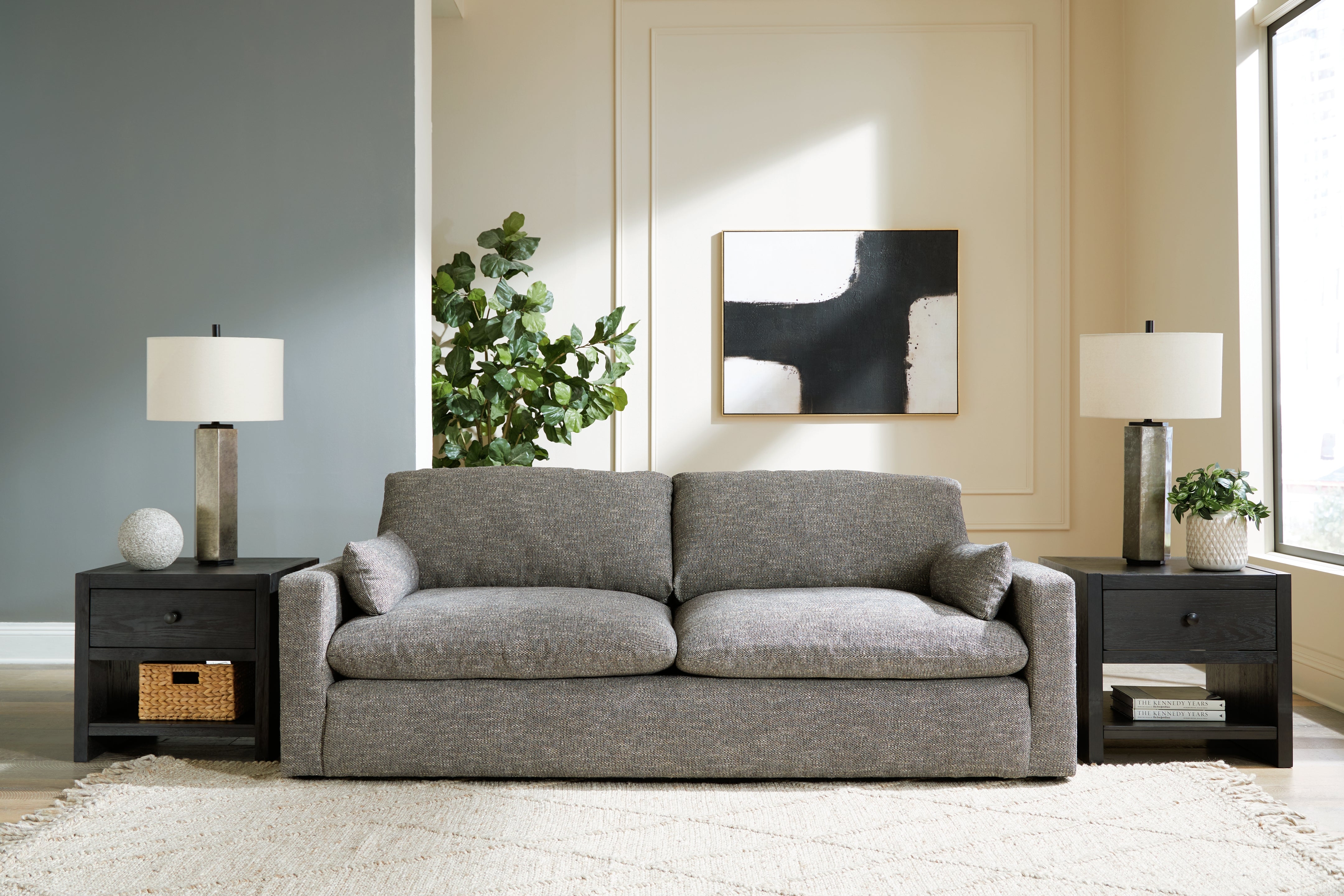 Furniture City Laplace - Ashley Furniture - DramaticLiving Room - Sofa / Granite - 1170238