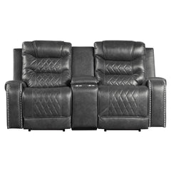 Putnam - Power Double Reclining Loveseat With Center Console, Receptacles And USB Ports