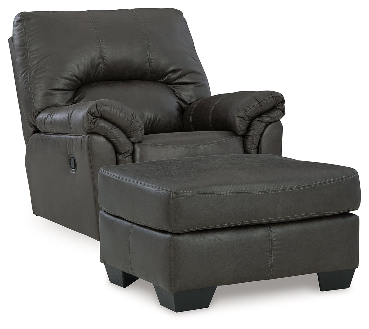 Furniture City Laplace - Ashley Furniture - Bladen Recliner and Ottoman - Recliner and Ottoman - 12021U7