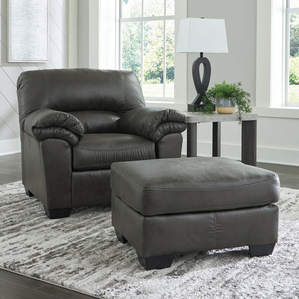 Furniture City Laplace - Ashley Furniture - Bladen Chair and Ottoman - Chair and Ottoman - 12021U3