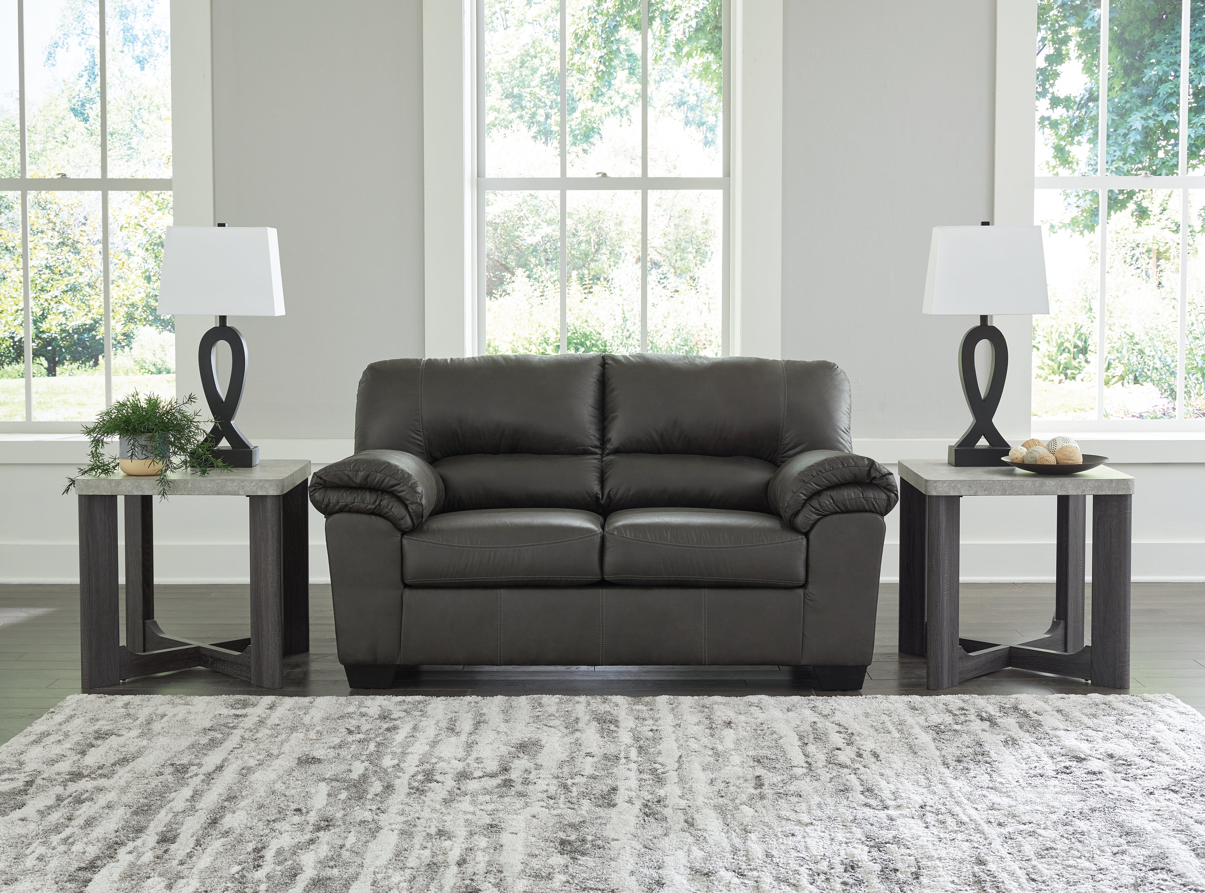 Furniture City Laplace - Ashley Furniture - BladenLiving Room - Loveseat / Slate - 1202135