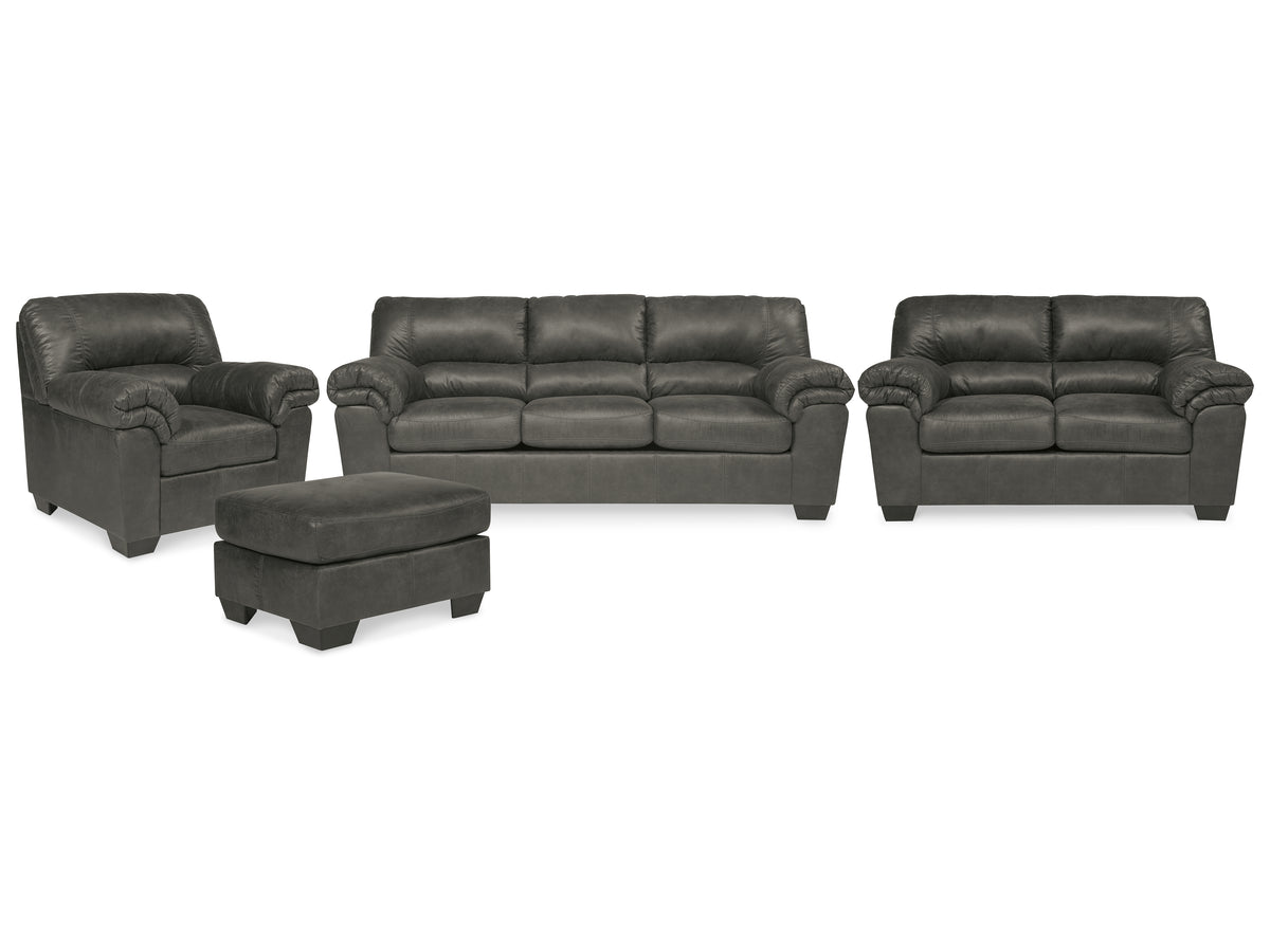 Furniture City Laplace - Ashley Furniture - Bladen Sofa, Loveseat, Chair and Ottoman - Sofa, Loveseat, Chair and Ottoman - 12021U5