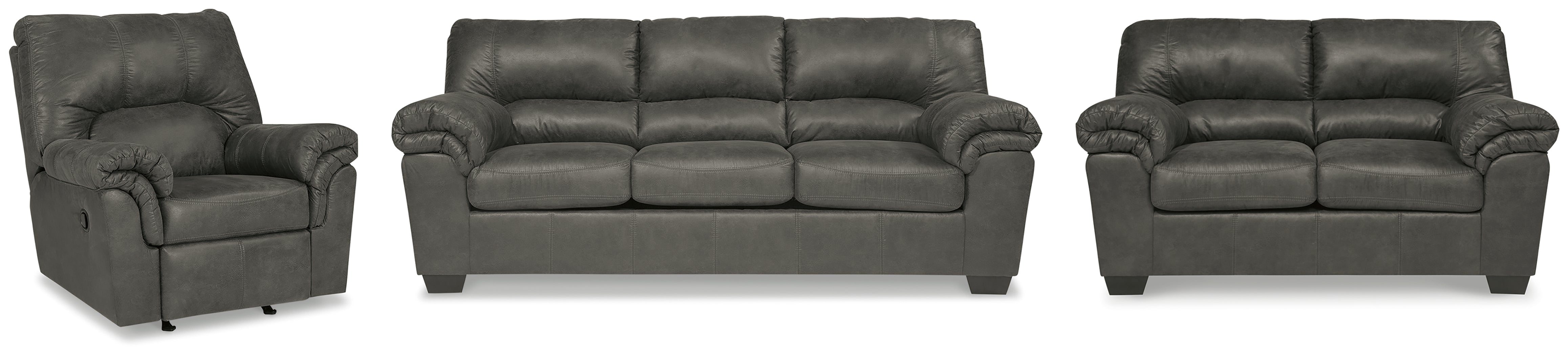 Furniture City Laplace - Ashley Furniture - Bladen Sofa, Loveseat and Recliner - Sofa, Loveseat and Recliner - 12021U6