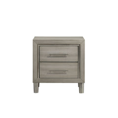 Lennox - 2 Drawer Nightstand - Gray
