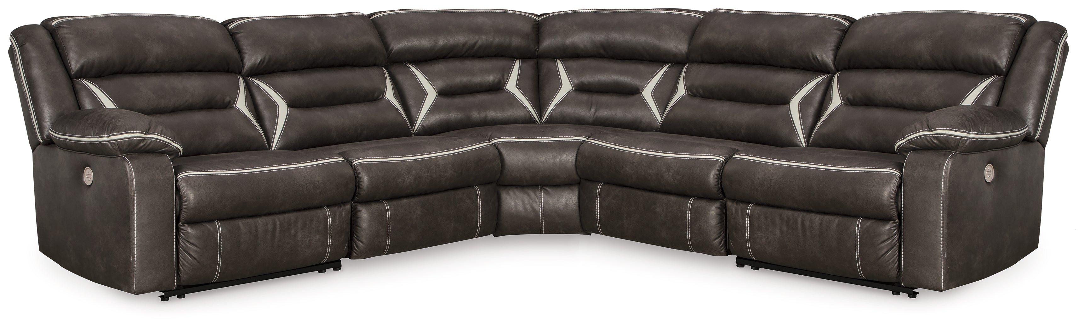 Furniture City Laplace - Ashley Furniture - Kincord Sectionals - 5-Piece Power Reclining Sectional - 13104S6