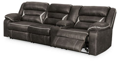 Furniture City Laplace - Ashley Furniture - Kincord Sectionals - 3-Piece Power Reclining Sectional / Midnight - 13104S5