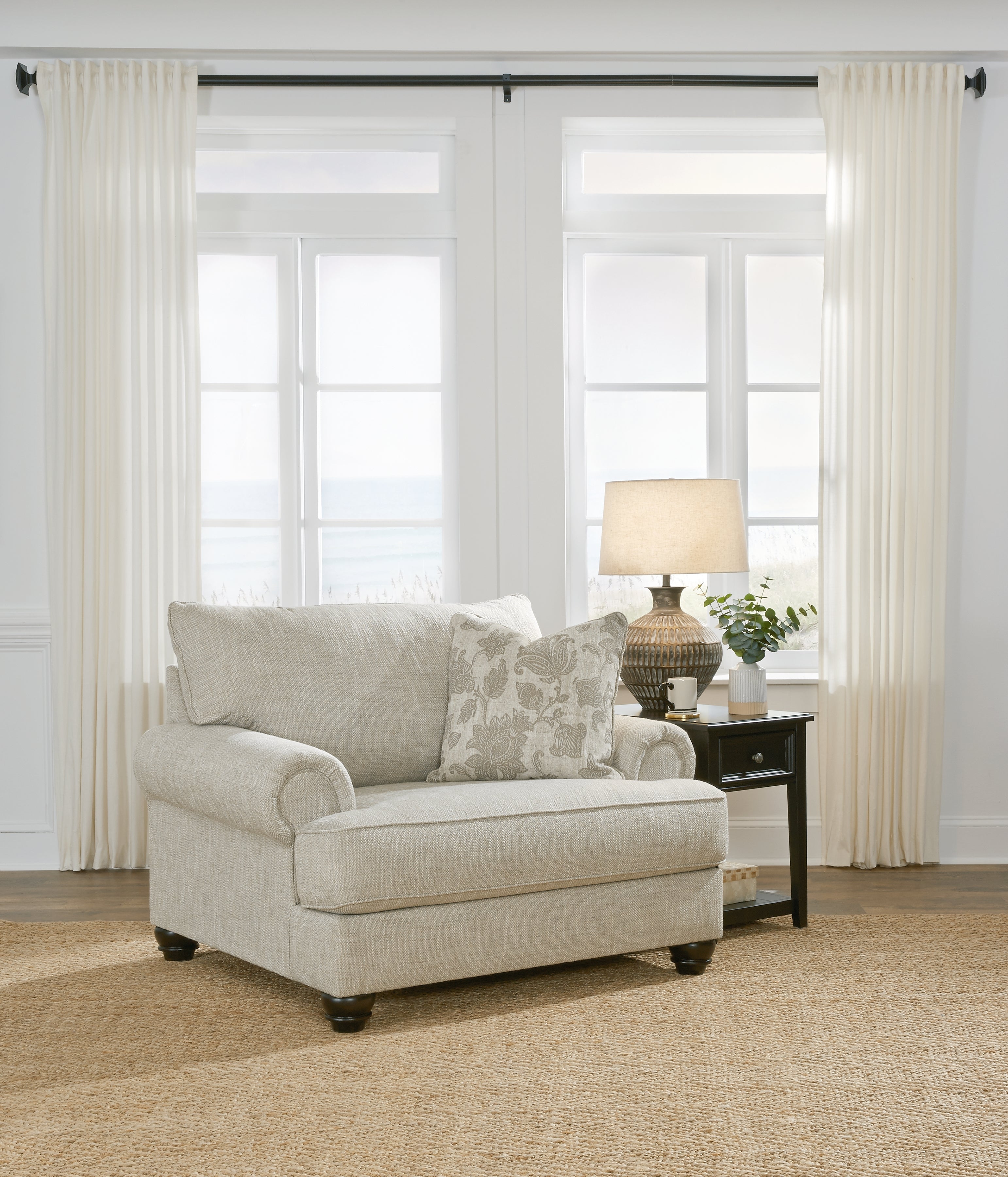Furniture City Laplace - Ashley Furniture - AsantiLiving Room - Chair and a Half / Fog - 1320123