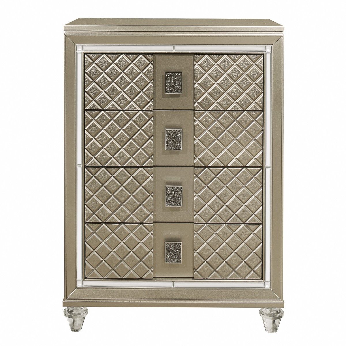 Loudon - Chest - Gold / Silver / Champagne