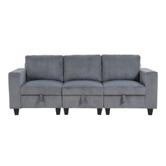 Walterboro - Sofa With Storage, Storage Pouches And Charging Ports