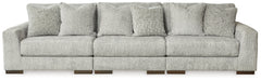 Furniture City Laplace - Ashley Furniture - Regent Park Sectionals - RAF 2-Piece Sectional Loveseat / Pewter - 14404S4