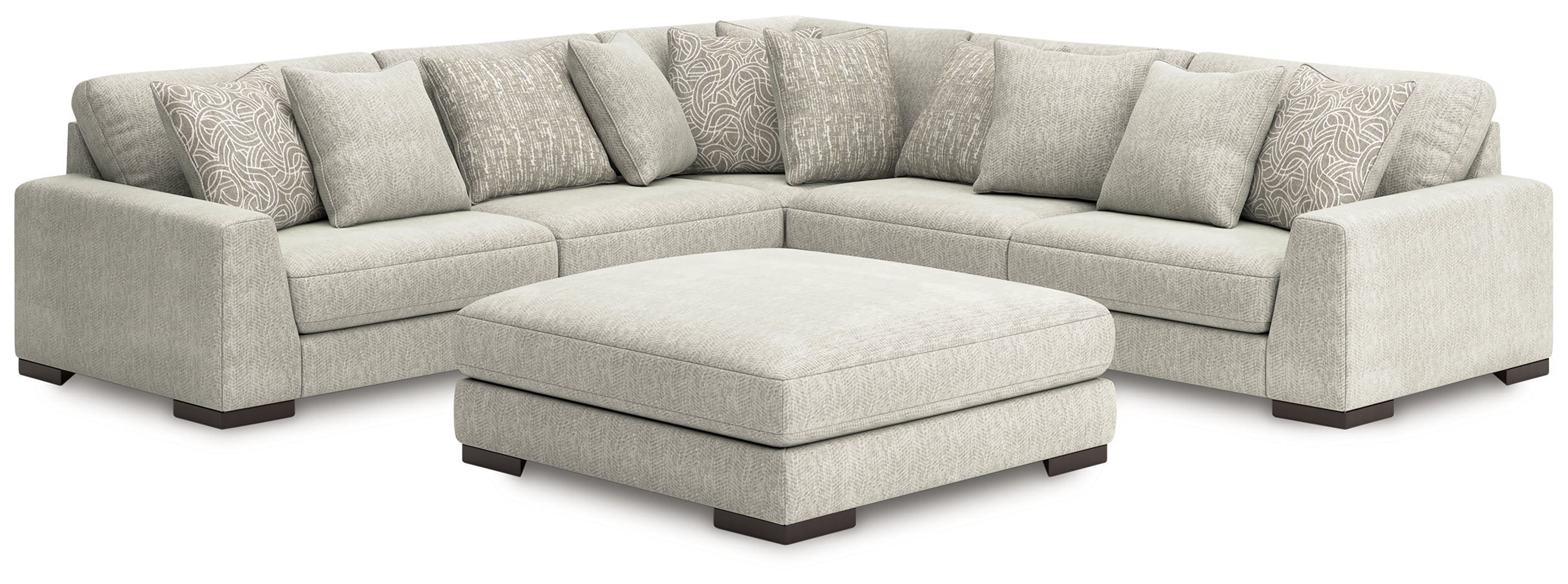 Furniture City Laplace - Ashley Furniture - Regent Park 5-Piece Sectional with Ottoman - 5-Piece Sectional with Ottoman - 14404U2