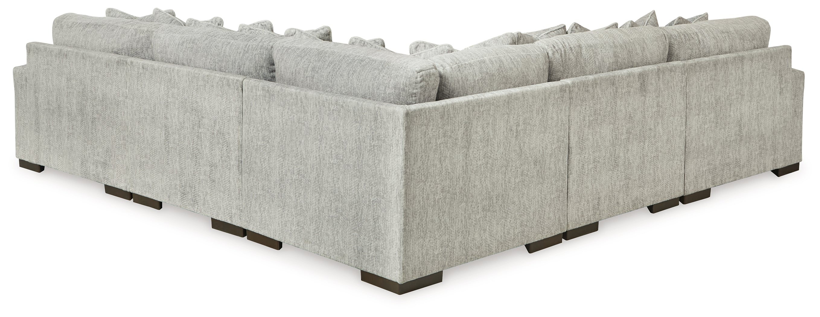 Furniture City Laplace - Ashley Furniture - Regent Park Sectionals - RAF 5-Piece Sectional / Pewter - 14404S3