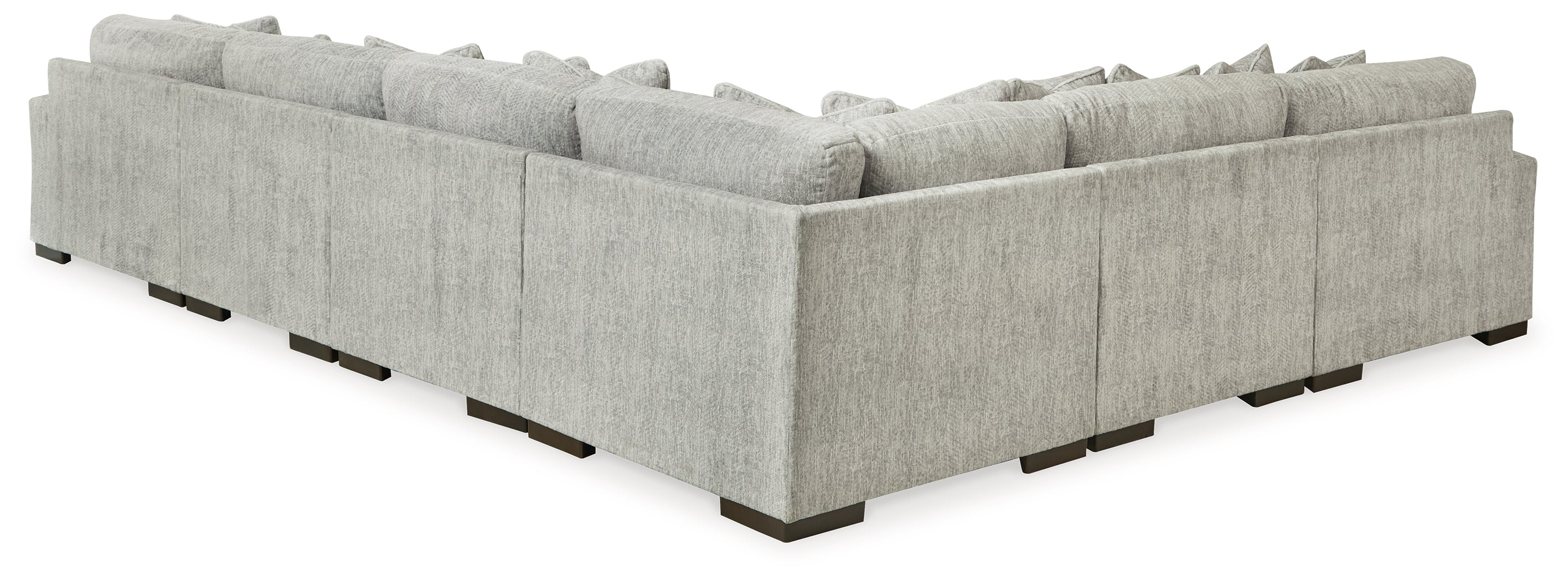 Furniture City Laplace - Ashley Furniture - Regent Park Sectionals - RAF 6-Piece Sectional / Pewter - 14404S7