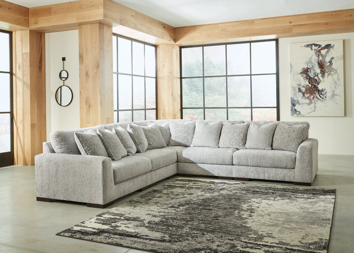 Furniture City Laplace - Ashley Furniture - Regent Park 5-Piece Sectional - RAF 5-Piece Sectional - 14404S3