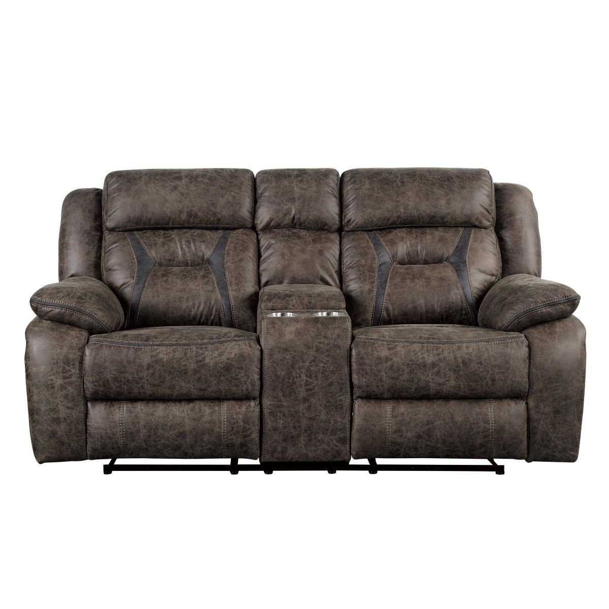Madrona Hill - Double Reclining Loveseat With Center Console