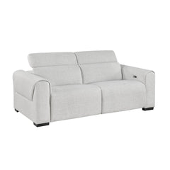 McPherson - Power Double Reclining Loveseat With Power Headrests, Charging Ports - Cloud
