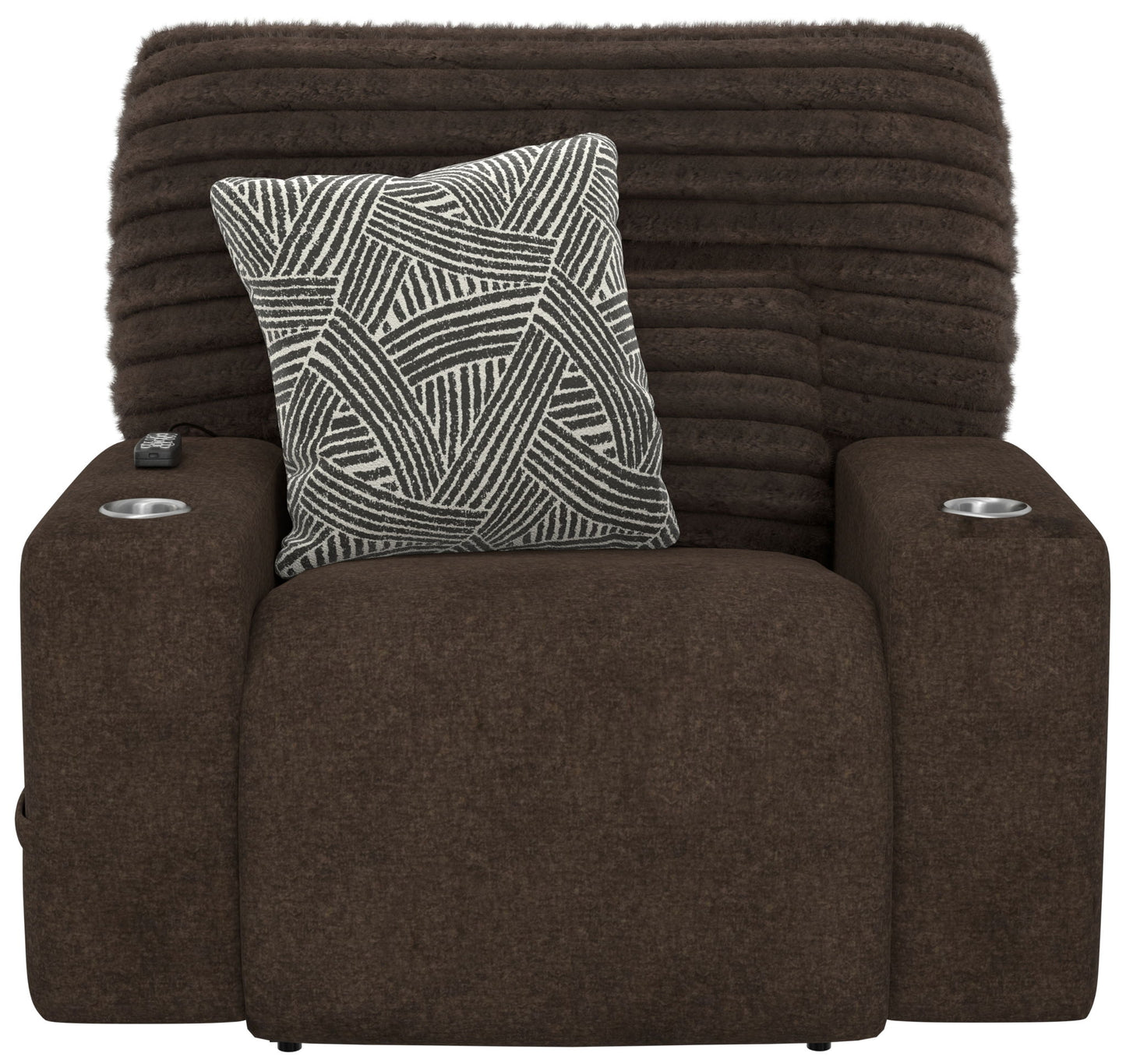 Zen - Power Recliner With CR3 Heat / Massage / Zero Gravity - Chocolate
