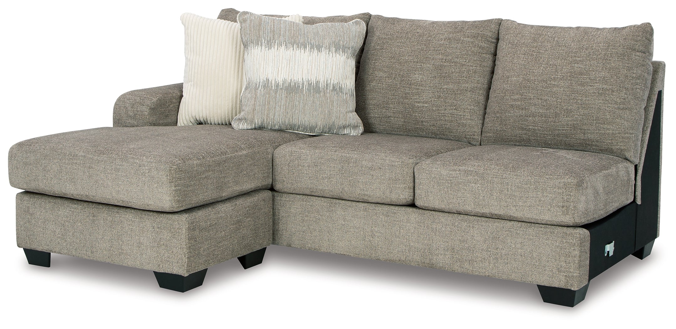 Furniture City Laplace - Ashley Furniture - Creswell Sectionals - LAF Sofa Chaise / Stone - 1530502