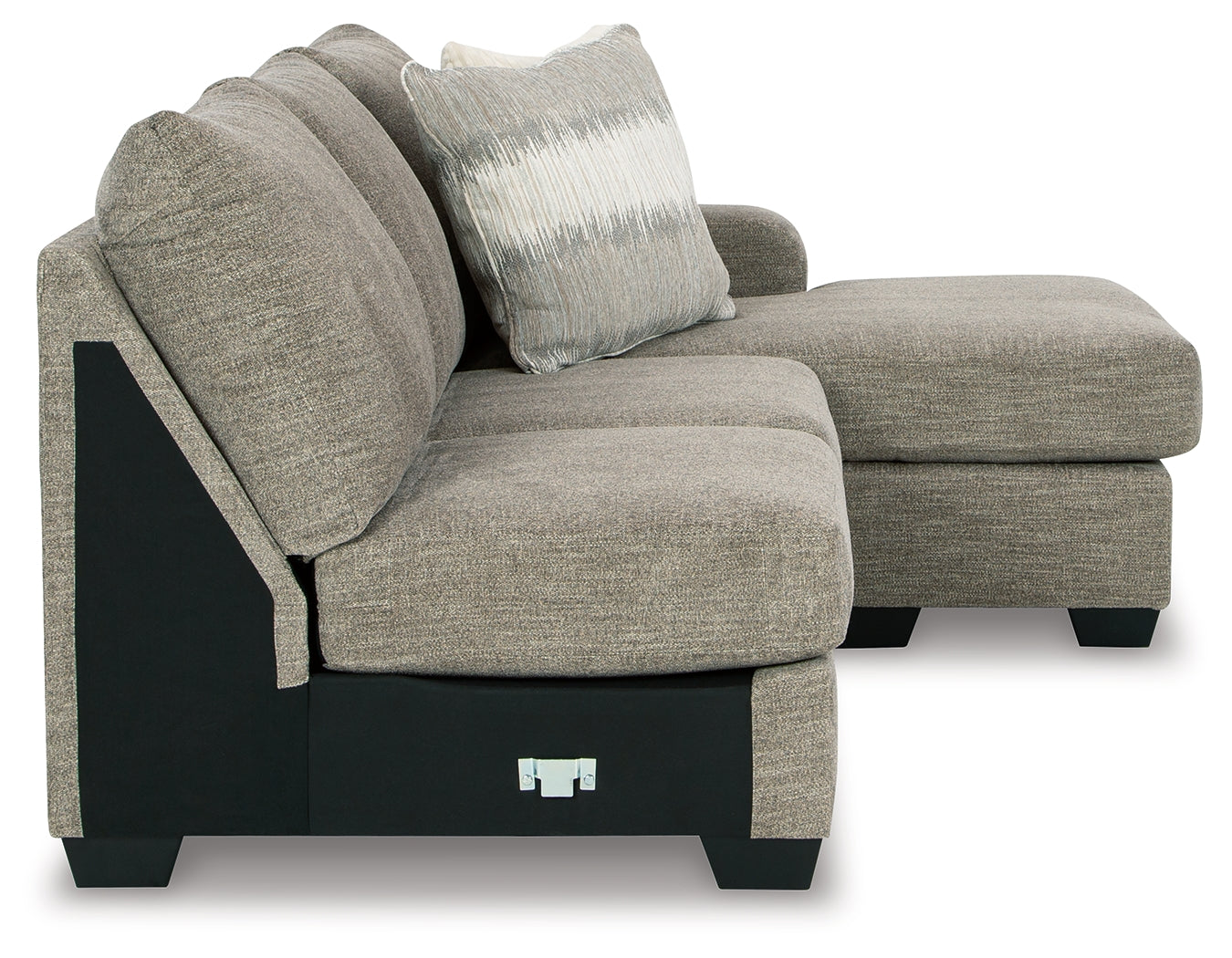 Furniture City Laplace - Ashley Furniture - Creswell Sectionals - RAF Sofa Chaise / Stone - 1530503